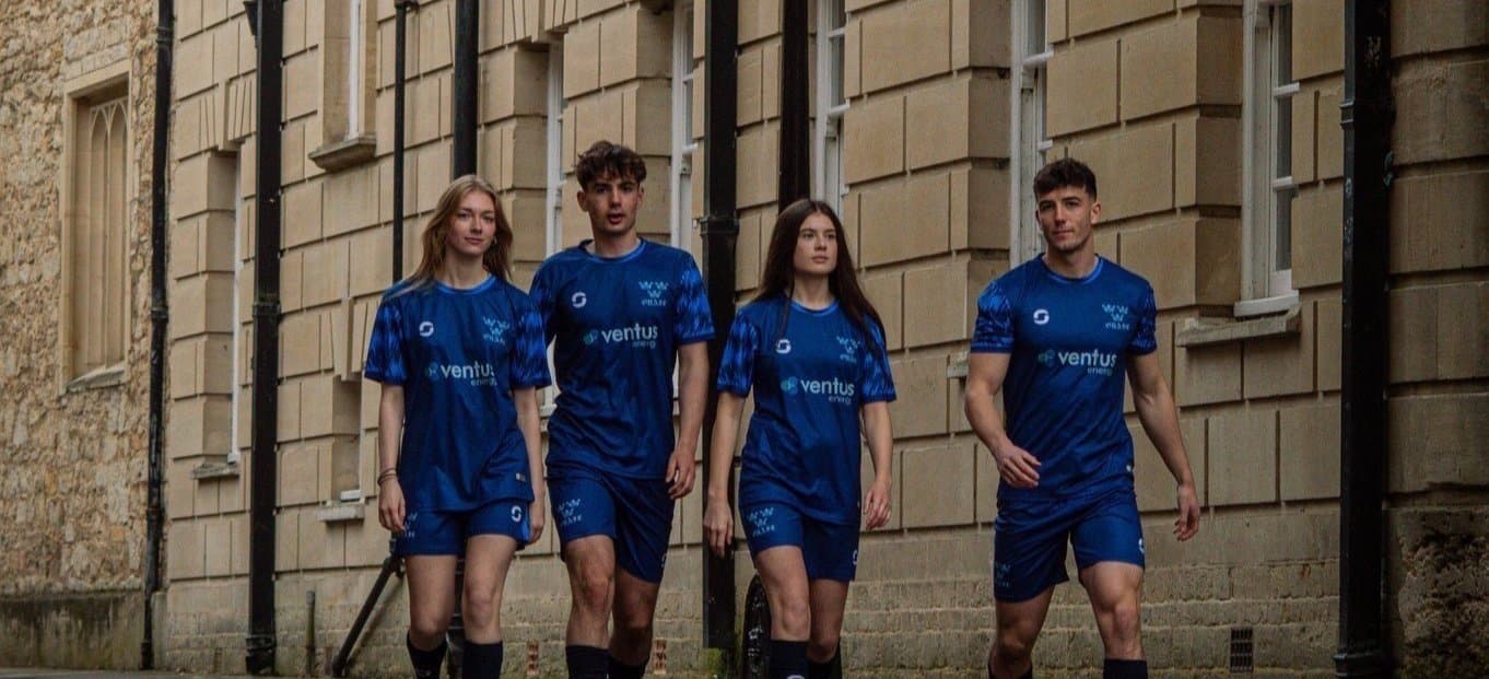 OUAFC kit on the pitch